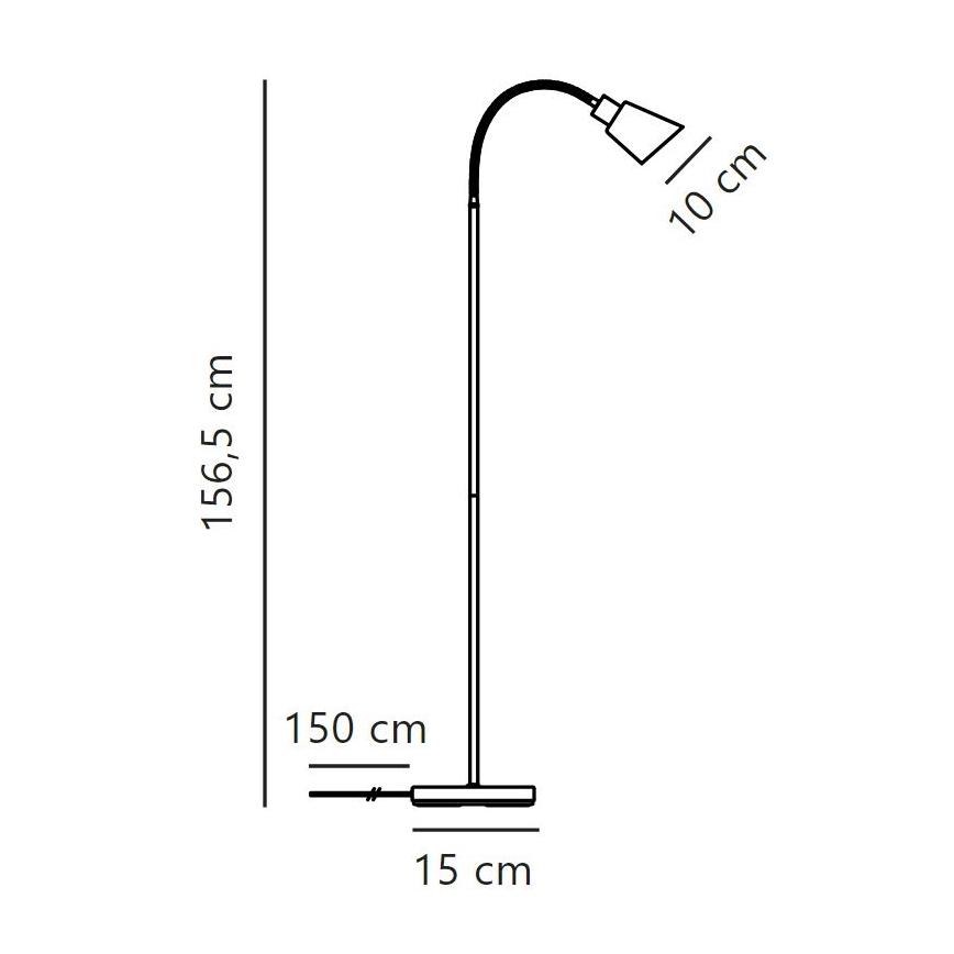 Nordlux - Lampada con piedistallo MOLLI 1xE14/25W/230V