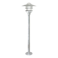 Nordlux - Lampada da esterno AGGER 1xE27/60W/230V IP54 argento 83 cm