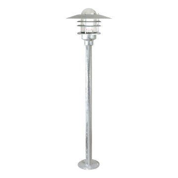Nordlux - Lampada da esterno AGGER 1xE27/60W/230V IP54 argento