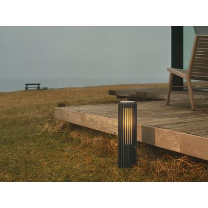 Nordlux - Lampada da esterno ALUDRA 1xE27/15W/230V IP44 antracite 45,4 cm