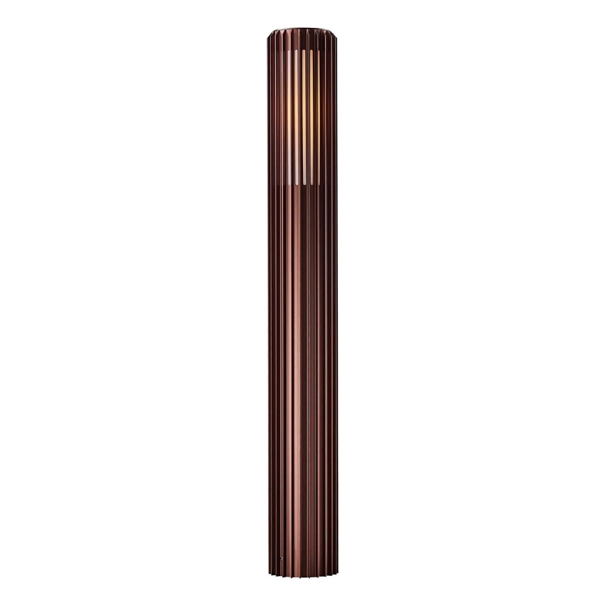 Nordlux - Lampada da esterno ALUDRA 1xE27/15W/230V IP44 marrone 95,4 cm