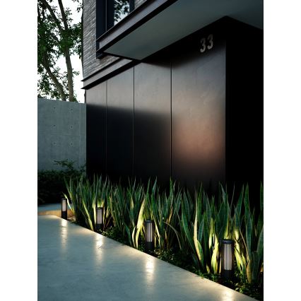 Nordlux - Lampada da esterno ALUDRA 1xE27/15W/230V IP44 nero 45,4 cm