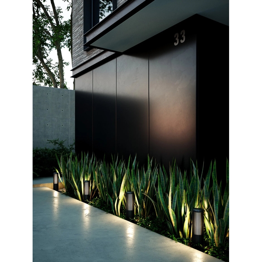 Nordlux - Lampada da esterno ALUDRA 1xE27/15W/230V IP44 nero 45,4 cm