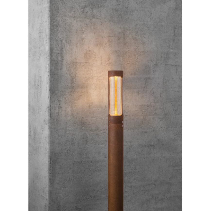 Nordlux - Lampada da esterno HELIX 1xGU10/8W/230V IP44 ruggine 80 cm