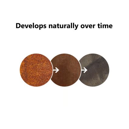 Nordlux - Lampada da esterno HELIX 1xGU10/8W/230V IP44 ruggine 80 cm