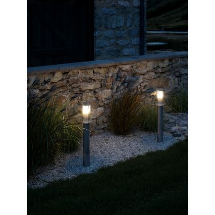 Nordlux - Lampada da esterno LINTON 1xE27/15W/230V IP54 argento