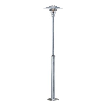 Nordlux - Lampada da esterno VEJERS 1xE27/60W/230V IP54 argento 130 cm