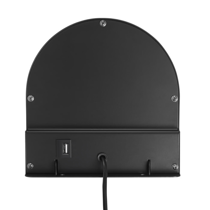 Nordlux - Lampada da parete con mensola CODY 1xGU10/15W/230V nera
