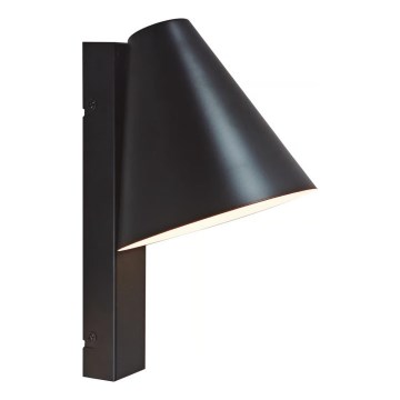Nordlux - Lampada da parete con porta USB WILMER 1xE14/40W/230V nero