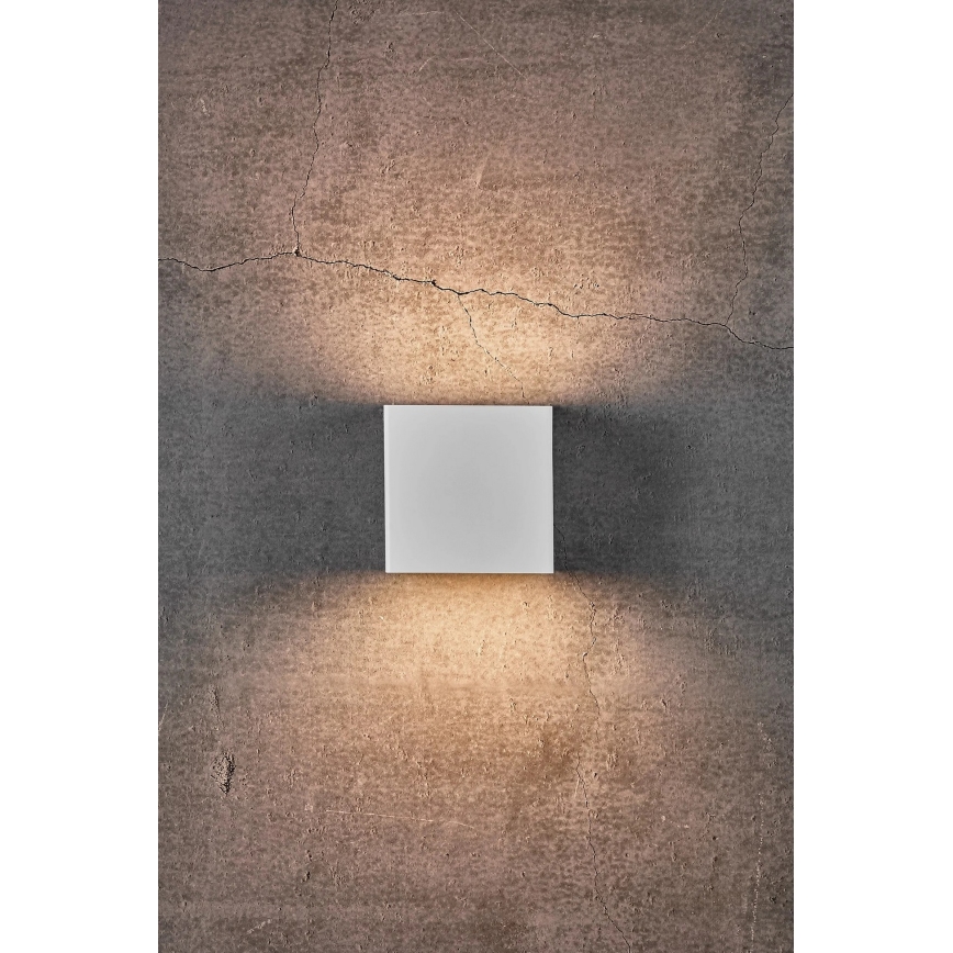 Nordlux - Lampada da parete esterna dimmerabile a LED TURN LED/13,8W/230V IP54 bianca