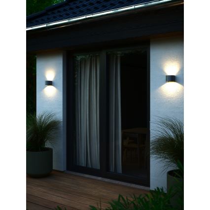 Nordlux - lampada da parete LED per esterni MILDA LED/4,9W/230V IP44 antracite