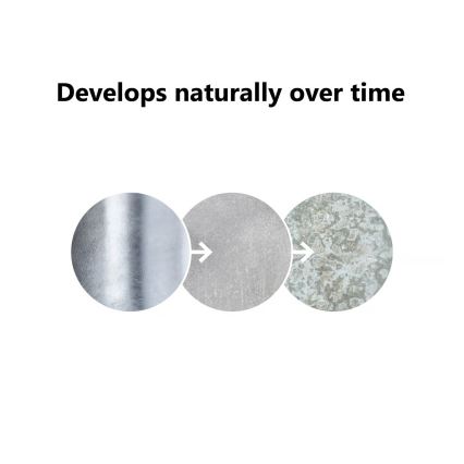 Nordlux - Lampada da parete per esterni AGGER 1xE27/60W/230V IP54 argento