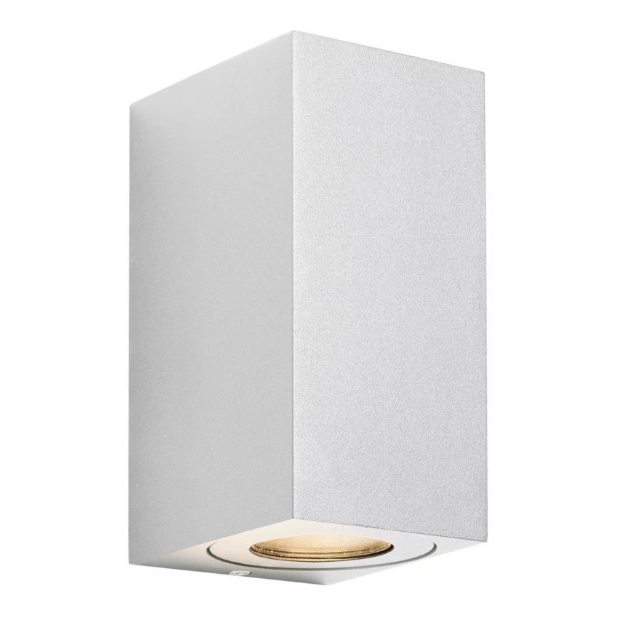 Nordlux - Lampada da parete per esterni CANTO 2xGU10/28W/230V IP44 bianca
