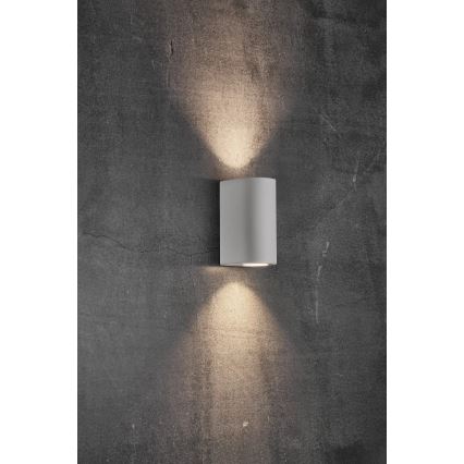 Nordlux - Lampada da parete per esterni CANTO 2xGU10/28W/230V IP44 bianca
