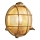 Nordlux - Lampada da parete per esterni POLPERRO 1xE27/12,5W/230V IP64 ottone