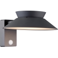 Nordlux - Lampada da parete solare a LED con sensore JUSTINA LED/5W/3,7V IP44 1800 mAh