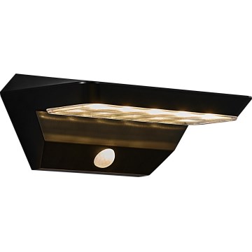 Nordlux - Lampada da parete solare LED con sensore AGENA LED/5W/3,7V IP44 2200 mAh