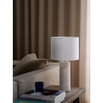 Nordlux - Lampada da tavolo ANTIGA 1xE27/60W/230V bianca