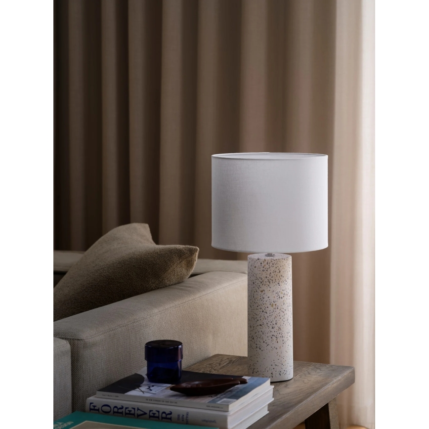 Nordlux - Lampada da tavolo ANTIGA 1xE27/60W/230V bianca