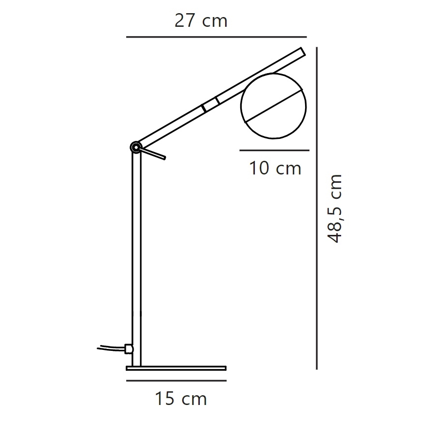 Nordlux - Lampada da tavolo CONTINA 1xG9/5W/230V ottone