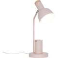 Nordlux - Lampada da tavolo DEVONE 1xE27/15W/230V rosa