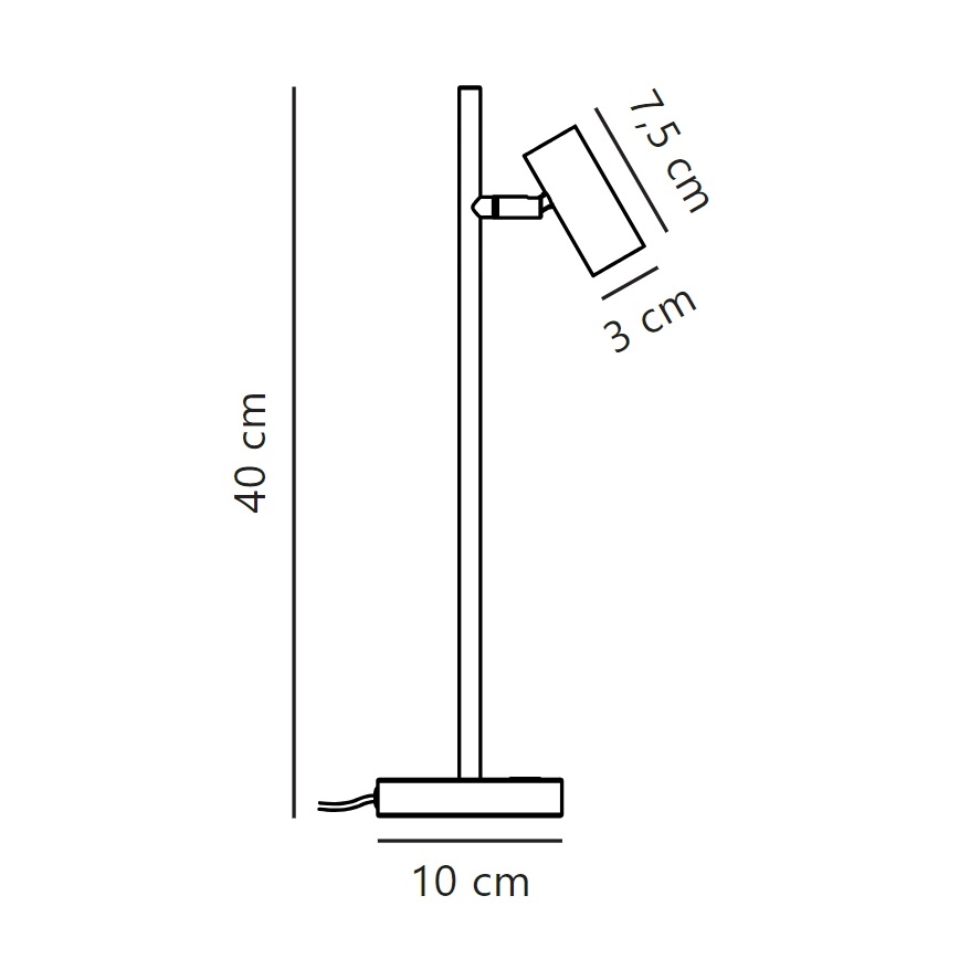 Nordlux - Lampada da tavolo dimmerabile LED OMARI LED/3,2W/230V bianca