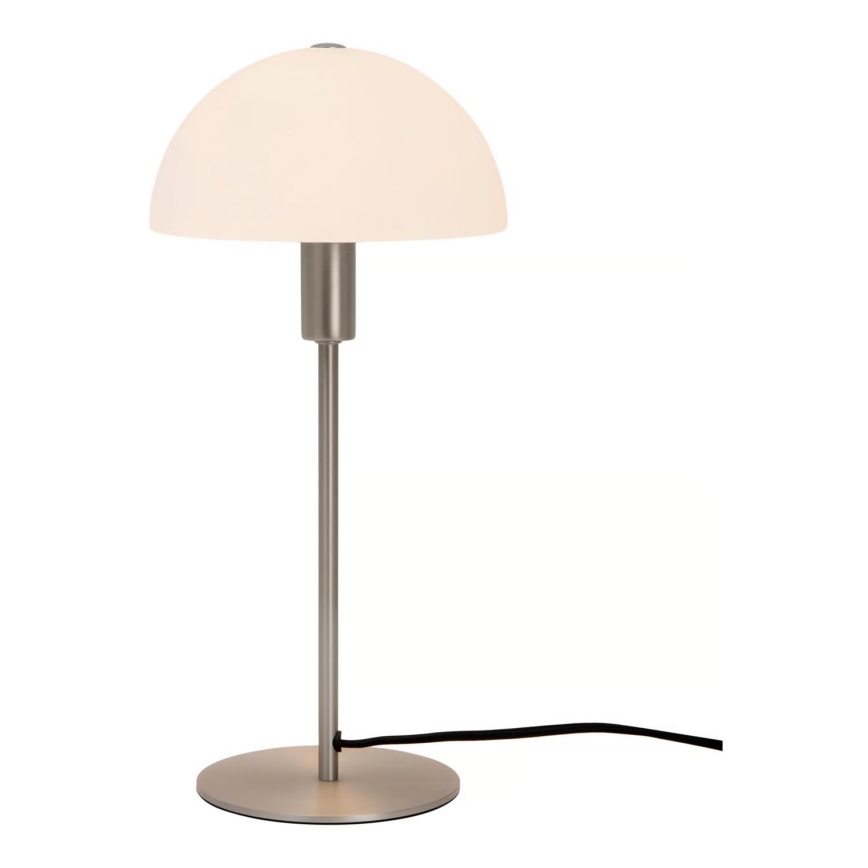 Nordlux - Lampada da tavolo ELLEN 1xE14/40W/230V cromo opaco/bianco