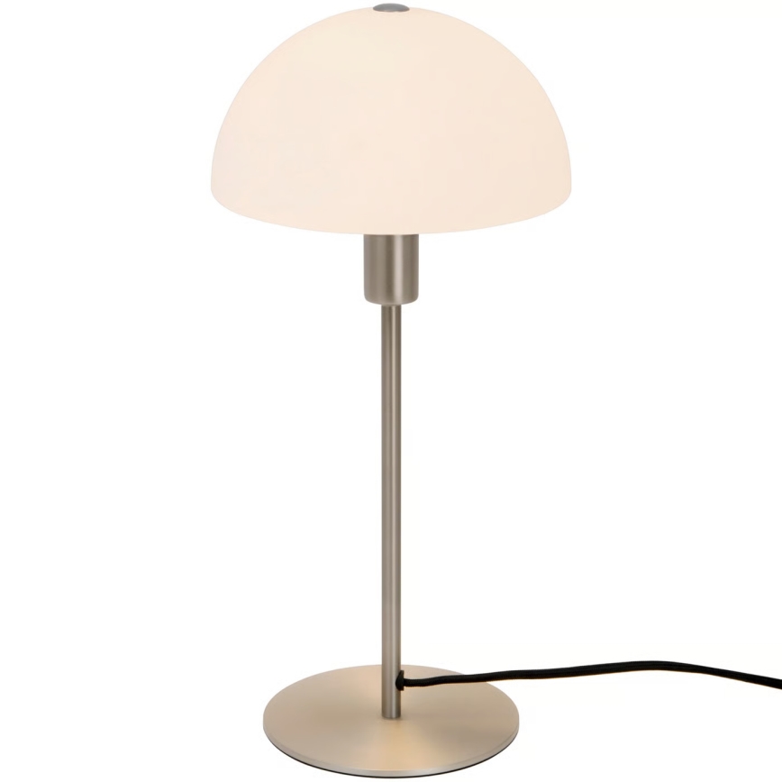 Nordlux - Lampada da tavolo ELLEN 1xE14/40W/230V cromo opaco/bianco