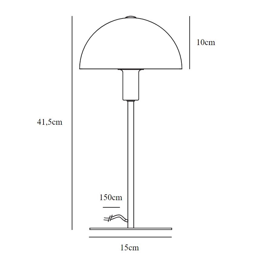 Nordlux - Lampada da tavolo ELLEN 1xE14/40W/230V