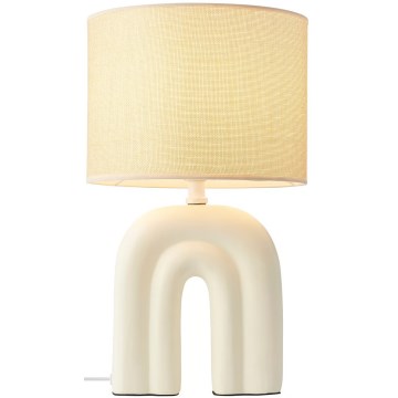 Nordlux - Lampada da tavolo HAZE 1xE27/40W/230V beige