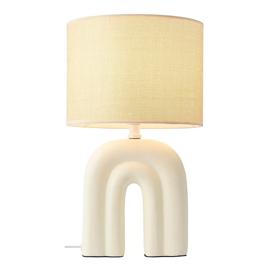 Nordlux - Lampada da tavolo HAZE 1xE27/40W/230V beige