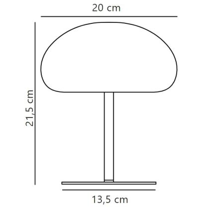 Nordlux - Lampada da tavolo LED da esterno dimmerabile SPONGE LED/4,8W/3,7V IP65 4400 mAh