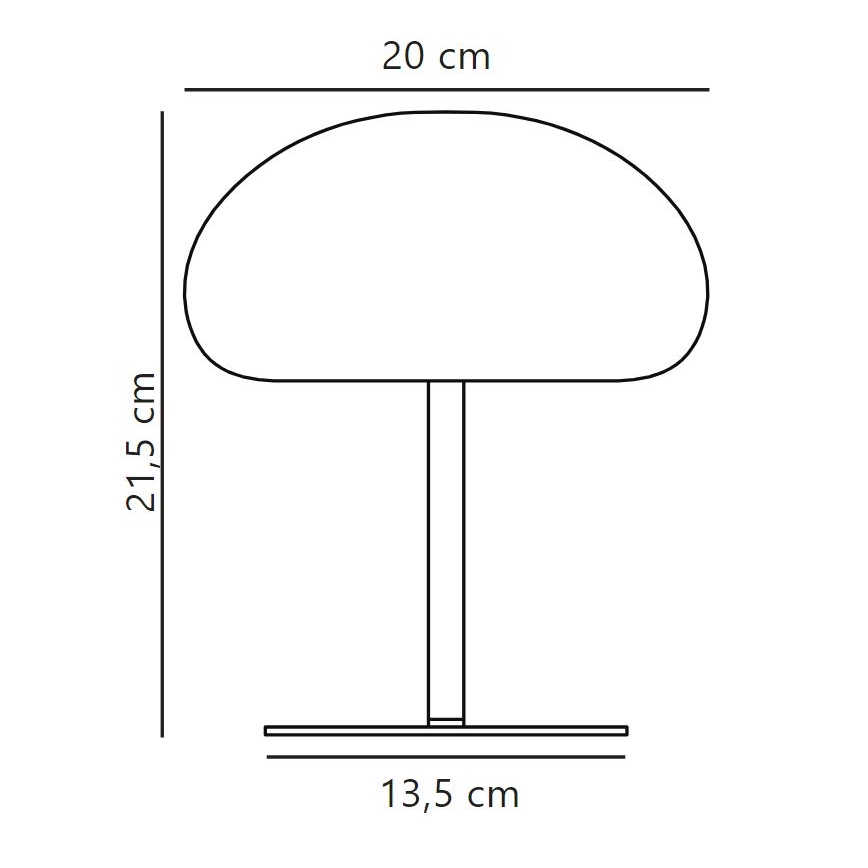 Nordlux - Lampada da tavolo LED da esterno dimmerabile SPONGE LED/4,8W/3,7V IP65 4400 mAh