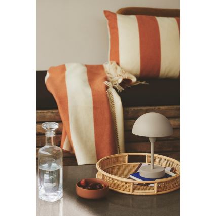 Nordlux - ELLEN Lampada da tavolo LED ricaricabile e dimmerabile per esterni, 2,8W/3,7V, 2200 mAh, IP44, beige