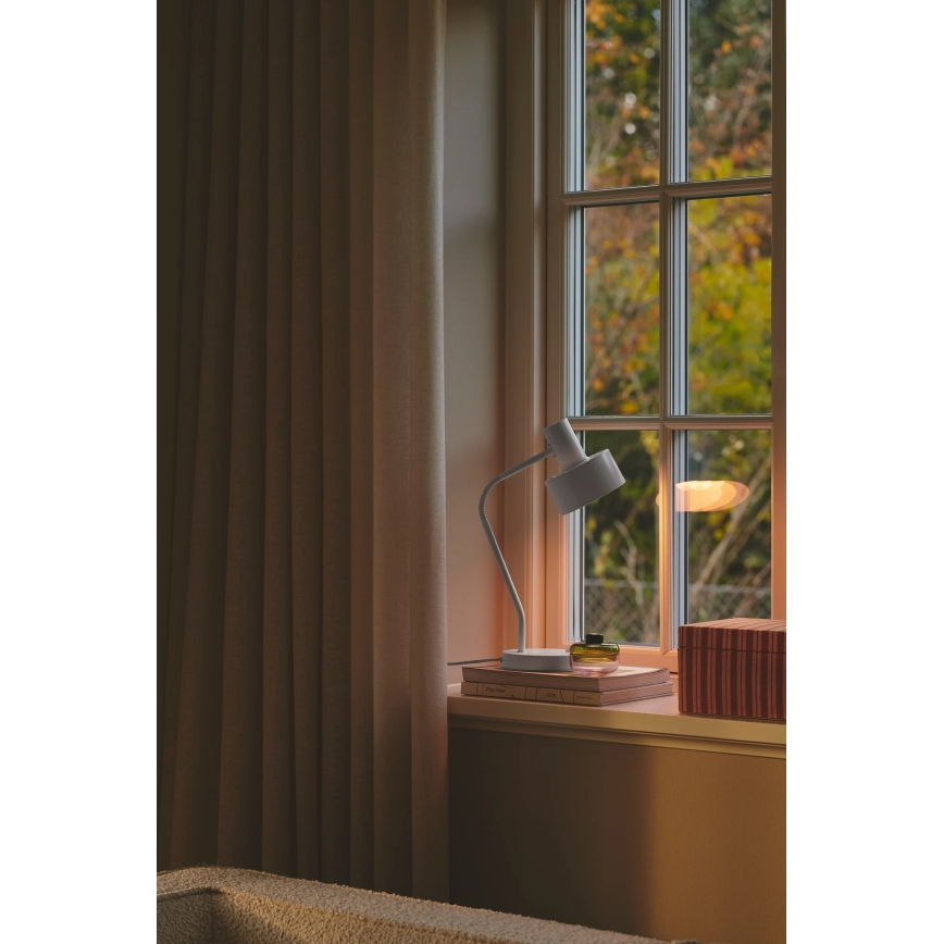 Nordlux - Lampada da tavolo MATIS 1xE27/15W/230V bianca