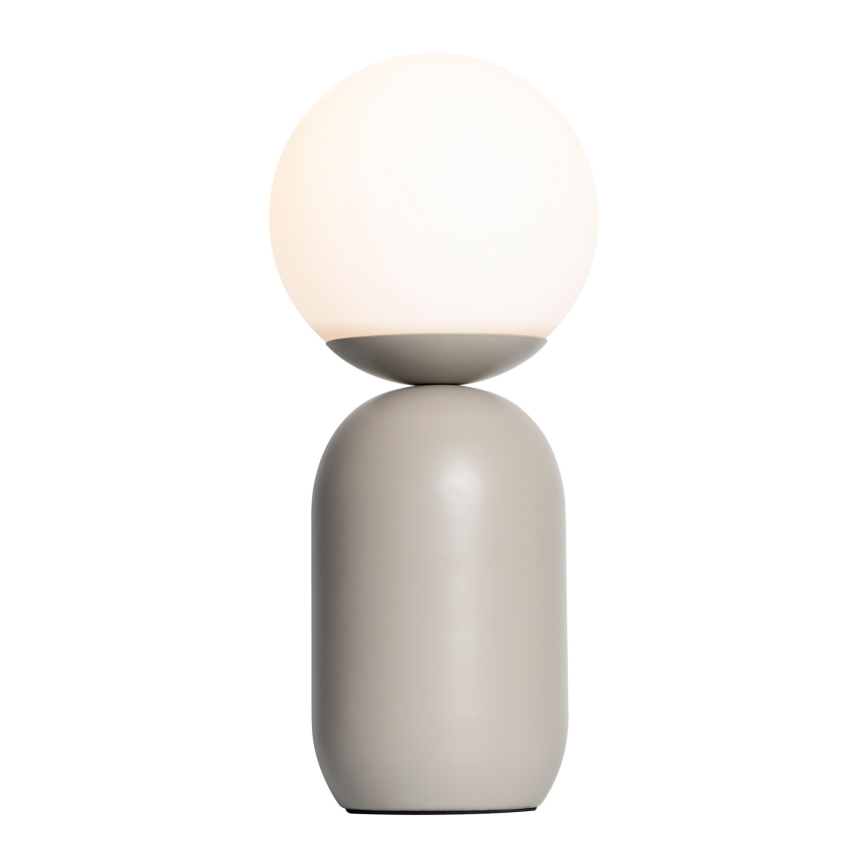 Nordlux - Lampada da tavolo NOTTI 1xE14/25W/230V grigio