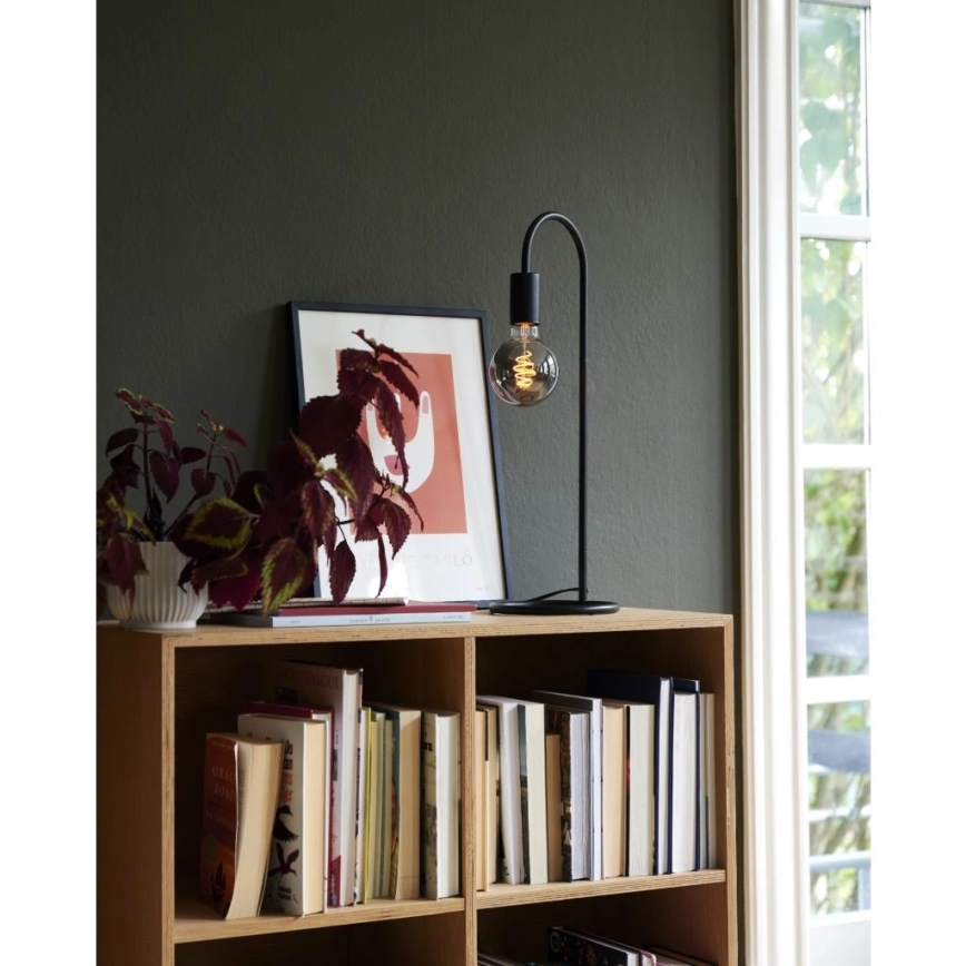 Nordlux - Lampada da tavolo PACO 1xE27/25W/230V nera