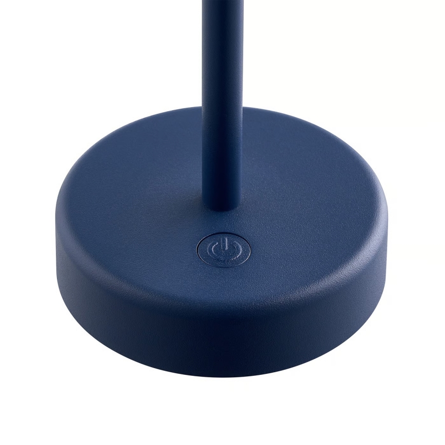 Nordlux - Lampada da tavolo LED dimmerabile ricaricabile a sfioramento per esterni ELLEN LED/2,8W/3,7V 2200 mAh IP44 blu