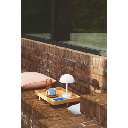 Nordlux - Lampada da tavolo ricaricabile dimmerabile per esterni ELLEN LED/2,8W/3,7V 2200 mAh IP44 bianca