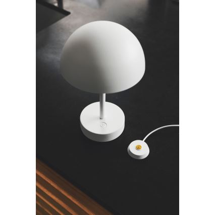 Nordlux - Lampada da tavolo ricaricabile dimmerabile per esterni ELLEN LED/2,8W/3,7V 2200 mAh IP44 bianca