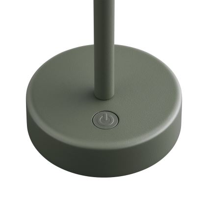Nordlux - Lampada da tavolo ricaricabile dimmerabile da esterno ELLEN LED/2,8W/3,7V IP44 verde