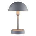 Nordlux - Lampada da tavolo ricaricabile dimmerabile LED per esterni ELLEN LED/2,8W/3,7V 2200 mAh IP44 grigia