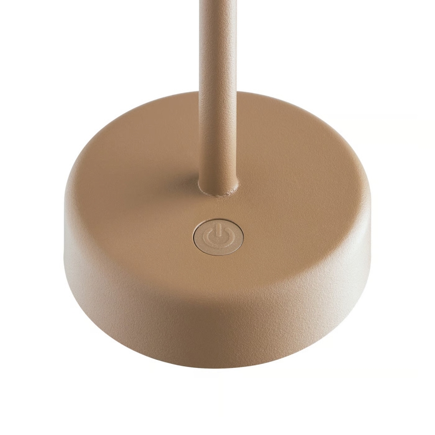 Nordlux - Lampada da tavolo da esterno ricaricabile a LED dimmerabile ELLEN LED/2,8W/3,7V IP44 2200 mAh marrone