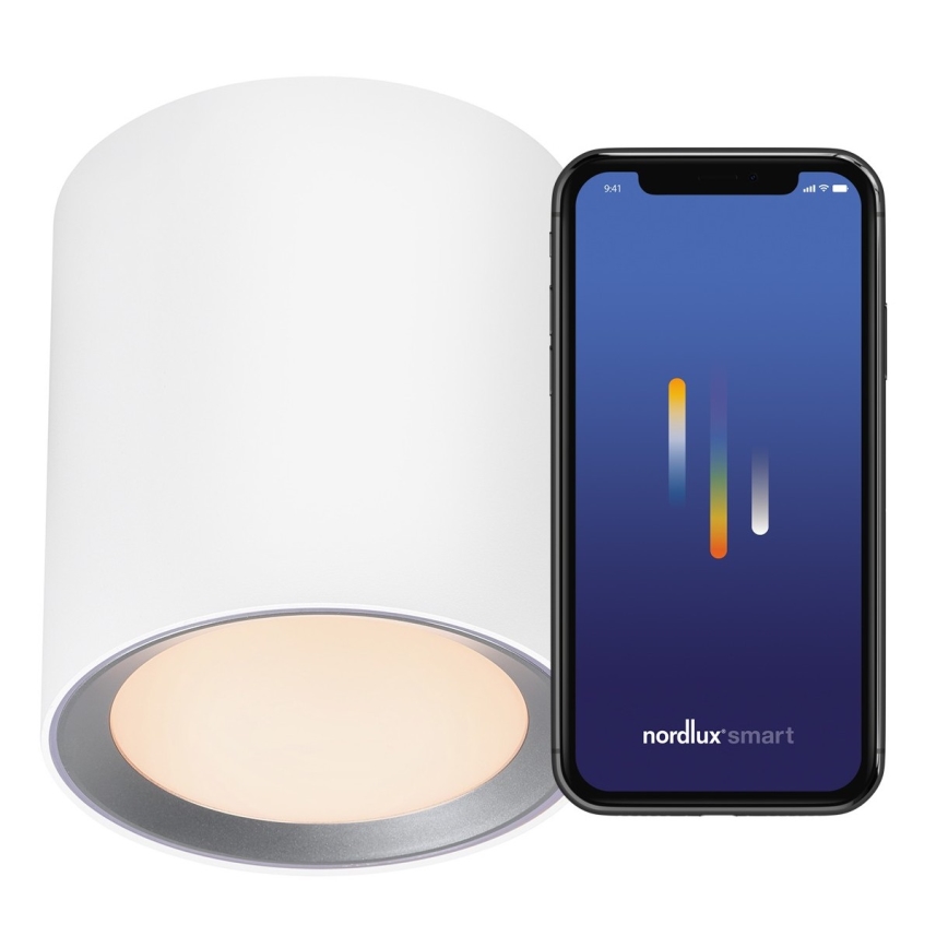 Nordlux - LED Dimmerabile bagno Luce Spot LANDON SMART LED/8W/230V 2700-6500K IP44 bianco