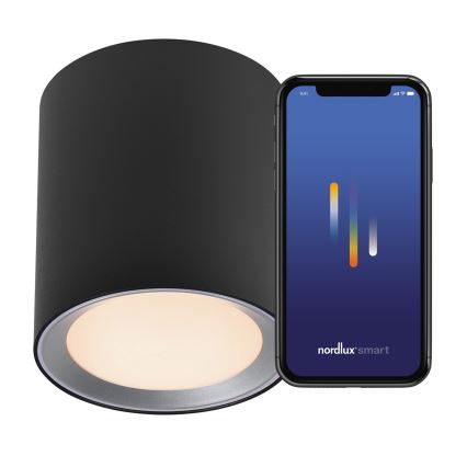 Nordlux - LED Dimmerabile bagno Luce Spot LANDON SMART LED/8W/230V 2700-6500K IP44 nero