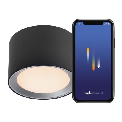 Nordlux - LED Dimmerabile bagno Luce Spot LANDON SMART LED/8W/230V 2700-6500K IP44 nero