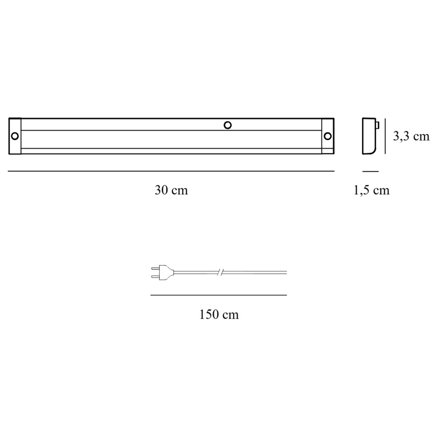Nordlux - Lampada LED sottopensile PRESTON LED/4W/230V 3000/4000K 30 cm