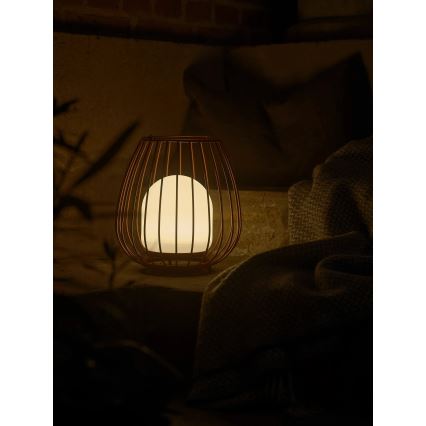 Nordlux - Lampada portatile dimmerabile da esterno JIM TO-GO LED/3W/3,7V IP54 5000 mAh rossa