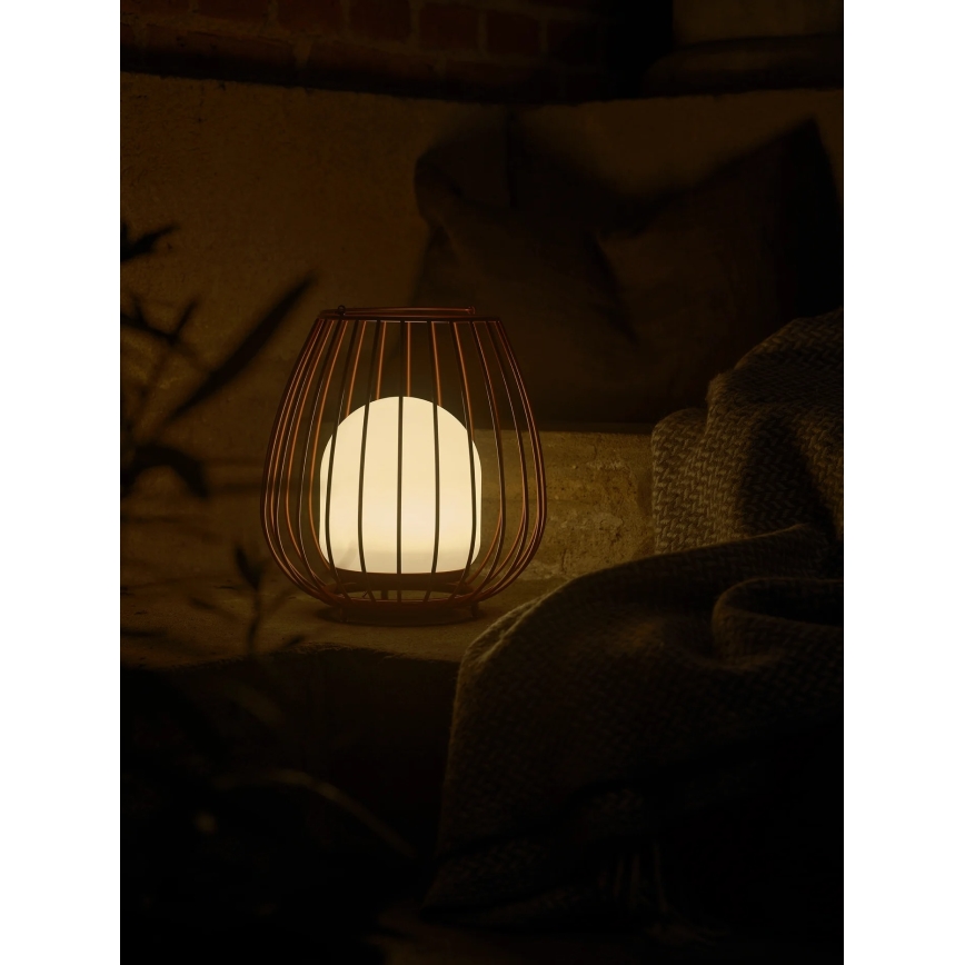 Nordlux - Lampada portatile dimmerabile da esterno JIM TO-GO LED/3W/3,7V IP54 5000 mAh rossa