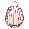 Nordlux - Lampada portatile dimmerabile da esterno JIM TO-GO LED/3W/3,7V IP54 5000 mAh rossa